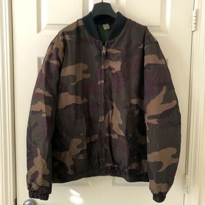 Coach Camo Puffer Jacket